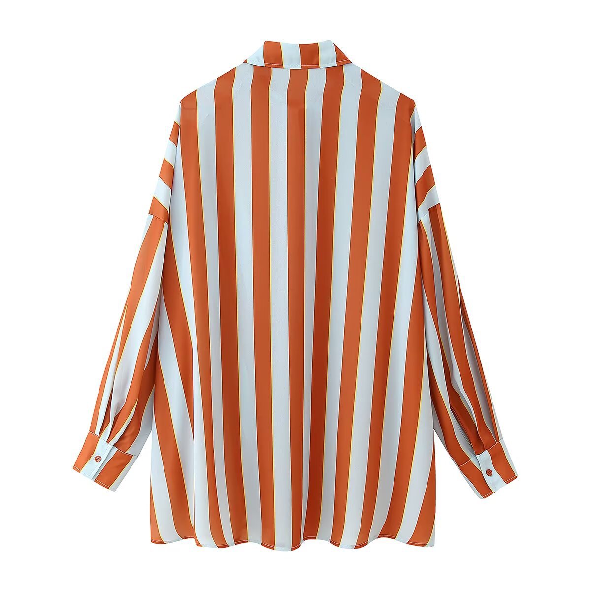 Women's Fashion Casual Striped Loose Shirt