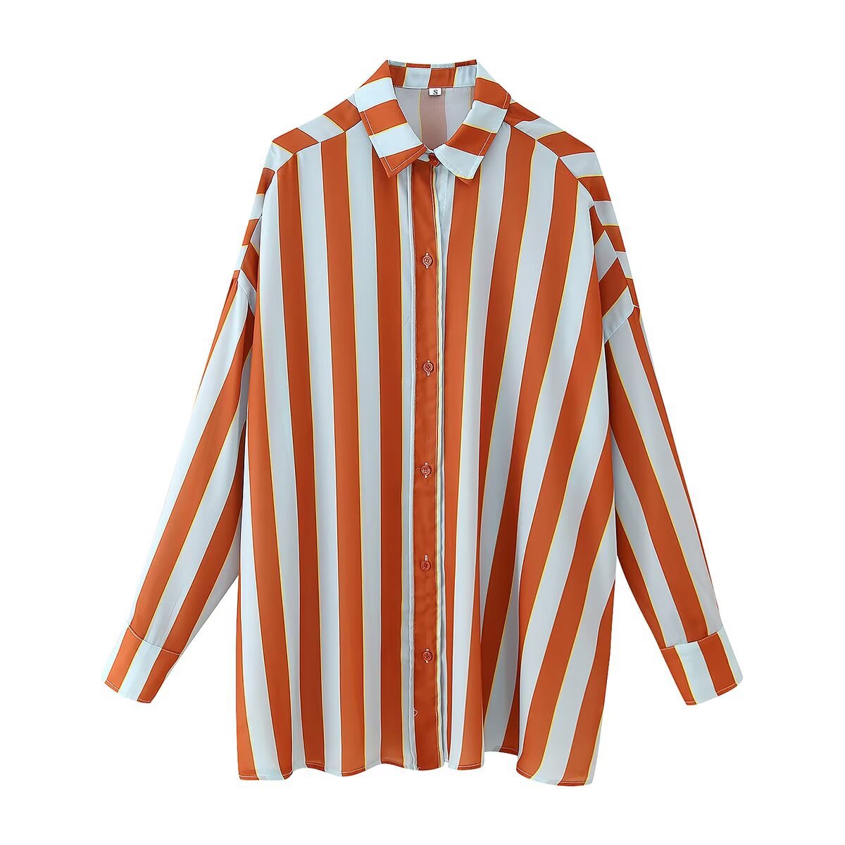 Women's Fashion Casual Striped Loose Shirt