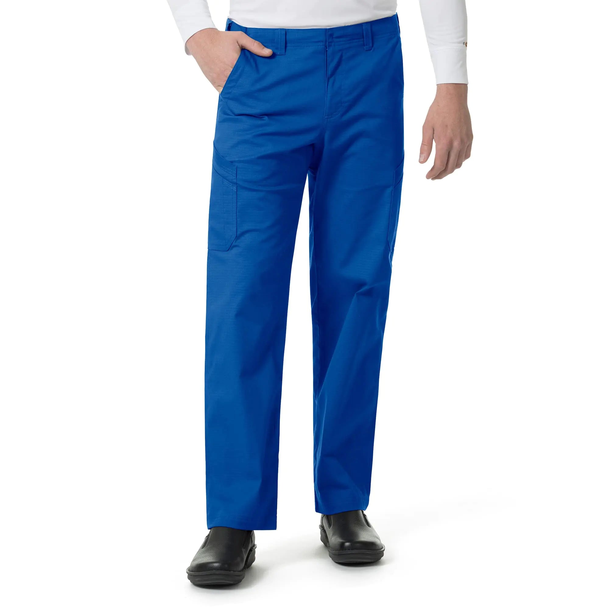 Carhartt Men’s Rugged Flex Ripstop Multi Cargo Pant — Royal X-Large Short