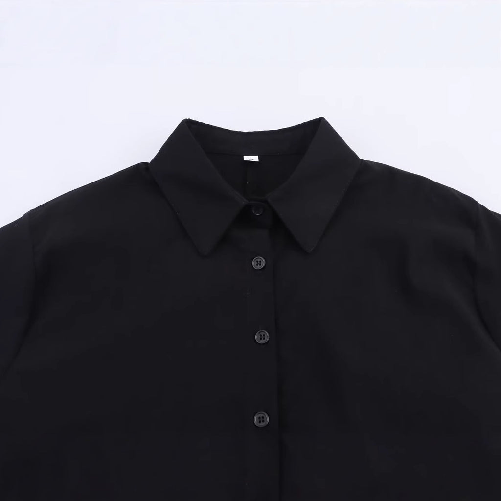 Women's Fashion Casual Short-sleeved Double-layer Shirt