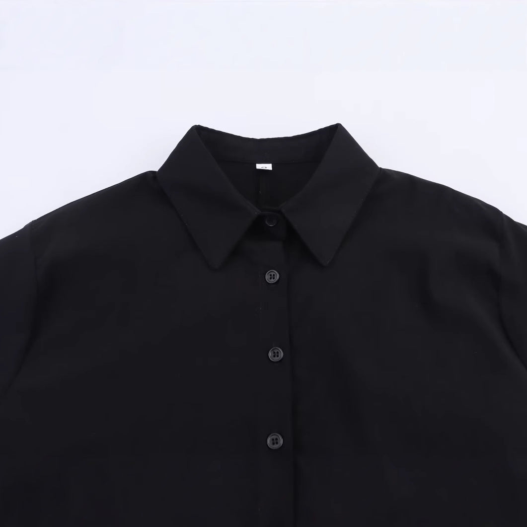 Women's Fashion Casual Short-sleeved Double-layer Shirt