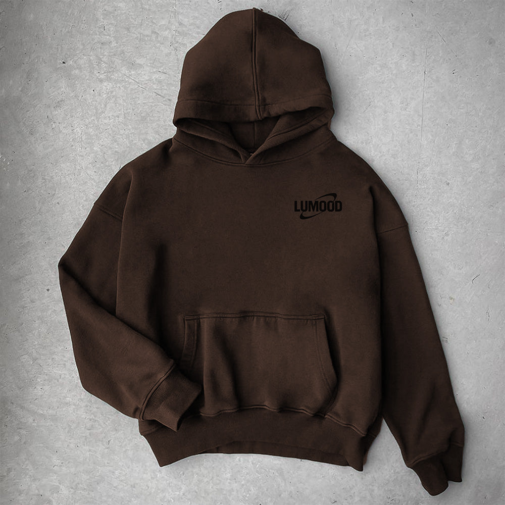 Brown hoodie